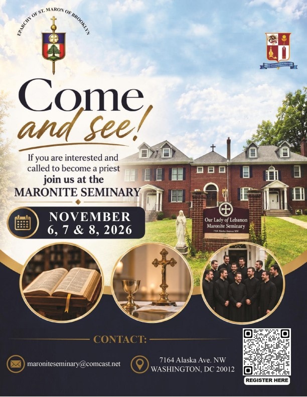 Saint Sharbel Healing Mass flyer